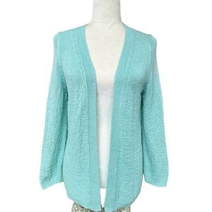 ESCADA Sweater Teal Knit Cardigan